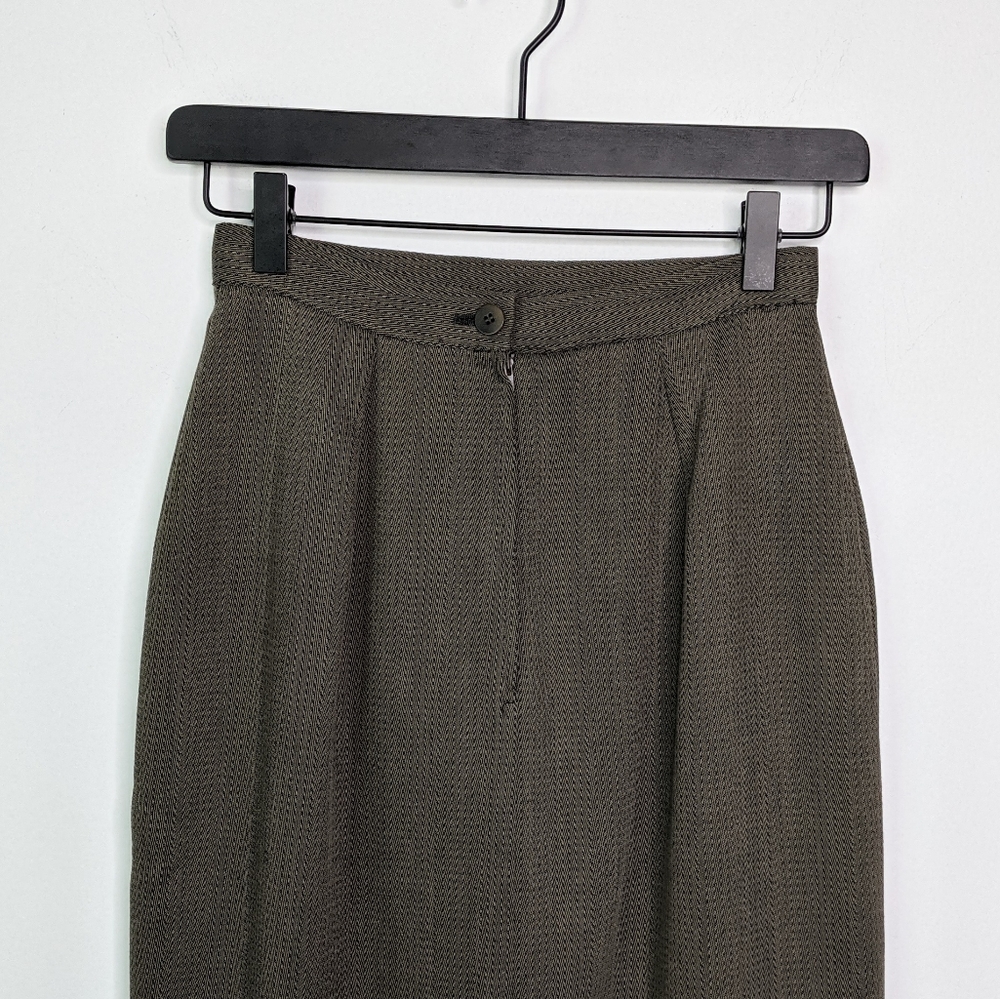 Giorgio Armani Gruppo GFT Wool Pencil Skirt - Picture 3 of 10